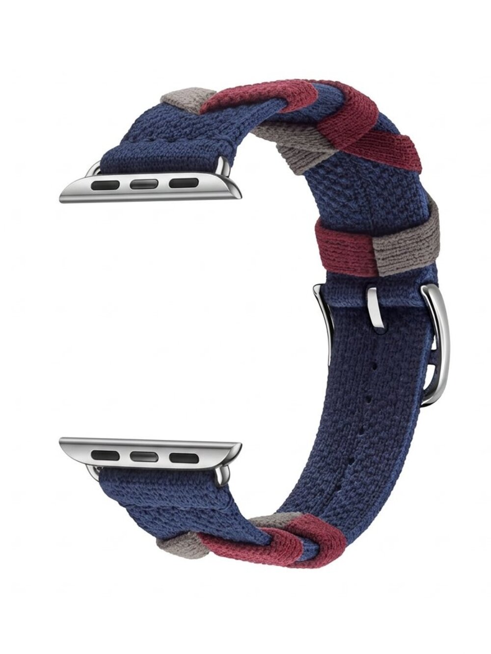 [NEW] Apple Watch Hermès - 41mm Navy Bridon Single Tour Band. Authentic